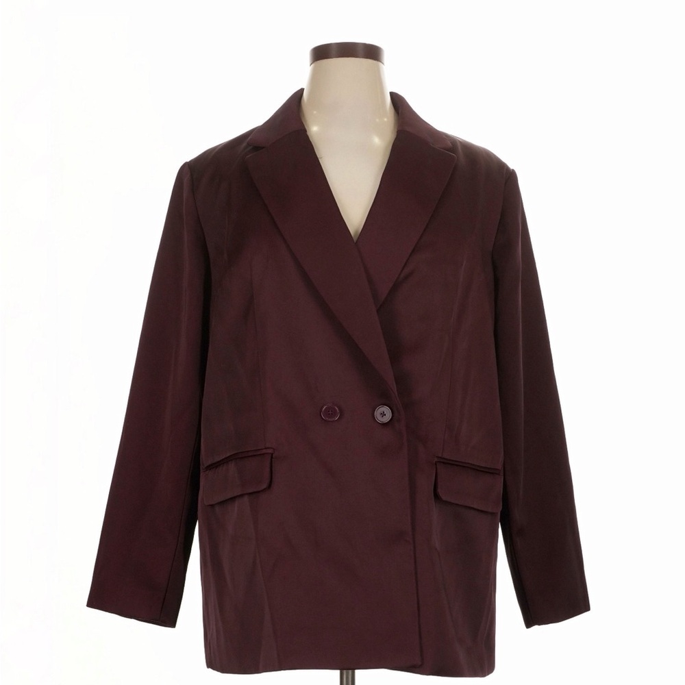 a new day Women's Deep Burgundy Blazer